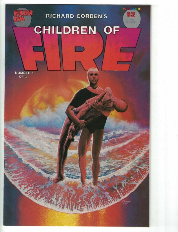 Richard Corben's Children of Fire #1-3 VF/NM complete series - fantagor press 2