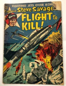 CAPTAIN STEVE SAVAGE 7 (Avon October 1952) GOOD Mort Lawrence & Everett Kinstler