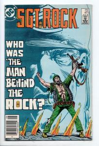 Sgt. Rock #411 - The Man Behind The Rock (DC, 1986) - FN