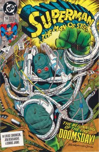 Superman: Man Of Steel #18 - 1st Full App Doomsday! - 1992 (9.0) WH