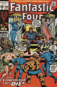 Fantastic Four (Vol. 1) #104 VG; Marvel | low grade - Magneto - Sub-Mariner - St 