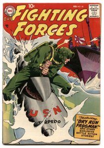 Our Fighting Forces #30 1958-Joe Kubert frogman cover- FN+