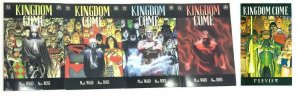 (1996) Kingdom Come #1-4 + Preview! Alex Ross! Mark Waid! 1 2 3 4