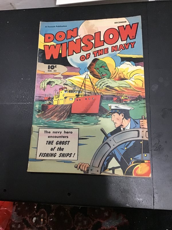 Don Winslow of the Navy #52 (1947) Coast Guard story! Mid-grade key! VG/FN Wow!