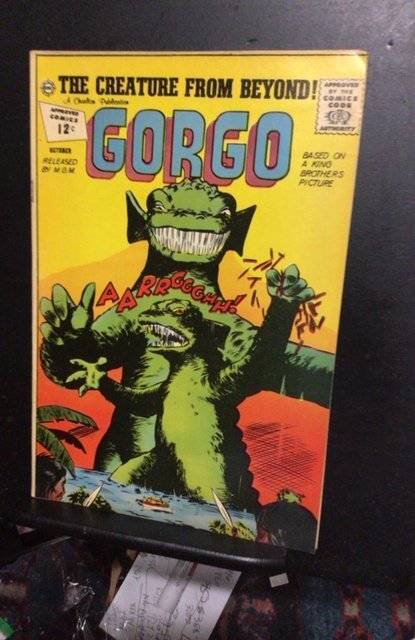 Gorgo #9 (1962) Rare 1st Baby Gorgo wow!  Mid-High-Grade!  FN+ Oregon CERT!