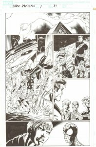 BBDO Ultimate Spider-Man/Ult X-Men #1 p.21 - Wolverine - 2009 art by Mark Bagley 