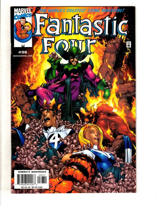 11 Fantastic Four Marvel Comics #26 27 28 29 30 31 32 33 34 35 36 Thing Doom MF2