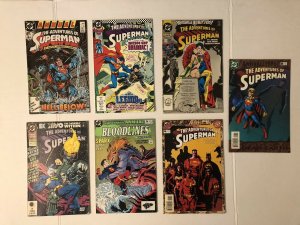 Adventures Of Superman #501 - 529 And Annuals 1-6 &8 Lot Of 37