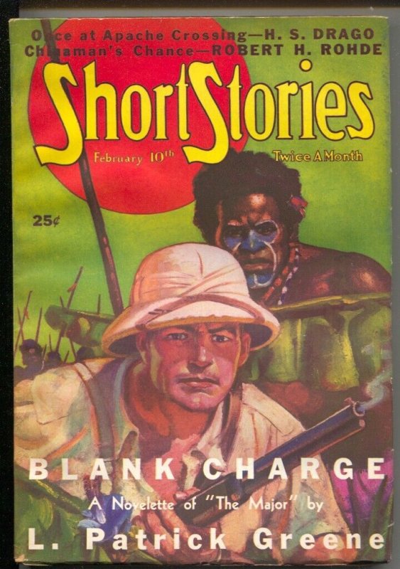 Short Stories 2/10/1937-Doubleday-Hero pulp-The Major in Blank Charge by L....