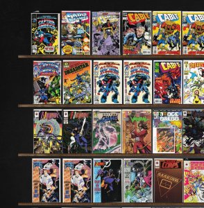 Huge Lot 150+ Comics with Captain America, Ninjak, Darkhawk, Cable & More!
