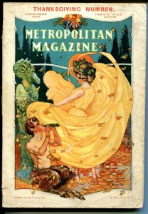 Metropolitan Magazine-11/1900-historic--pulp format-Kerr-Stephen Crane-VG