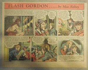 Flash Gordon Sunday Page by Mac Raboy from 8/30/1953 Half Page Size 