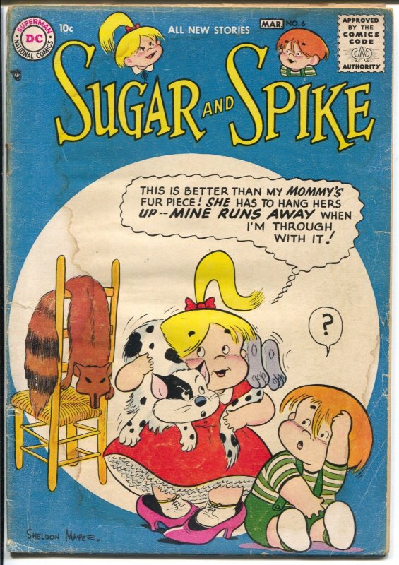 Sugar and Spike #6 1957-DC-Sheldon Mayer-FR