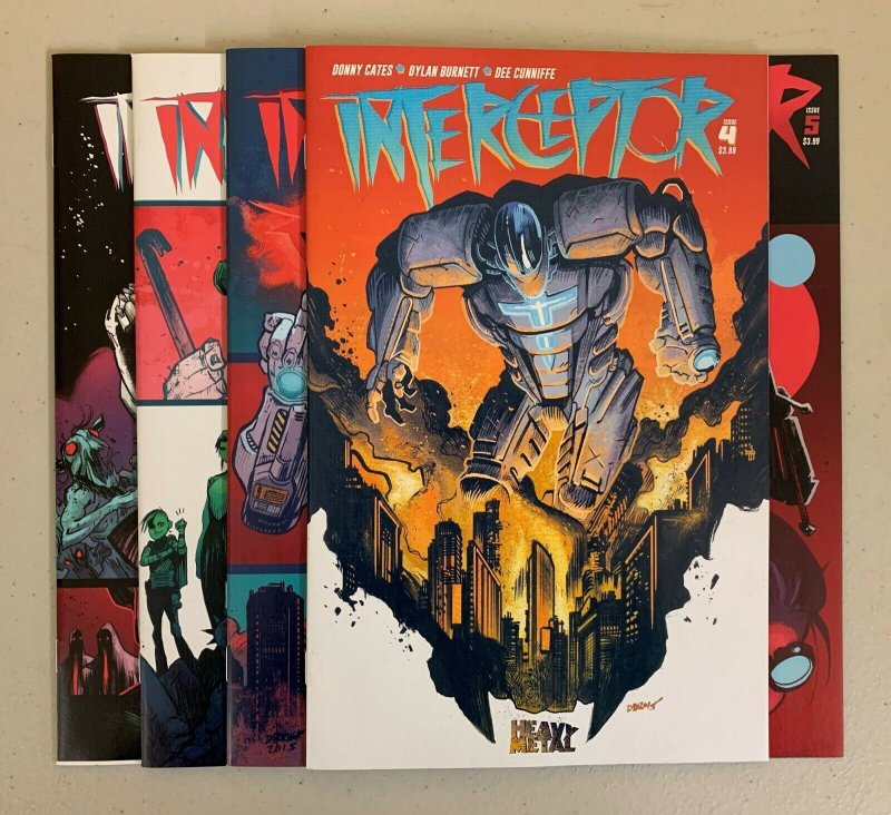 Interceptor #1-5 2015 Heavy Metal Early Donny Cates 8.5+ 