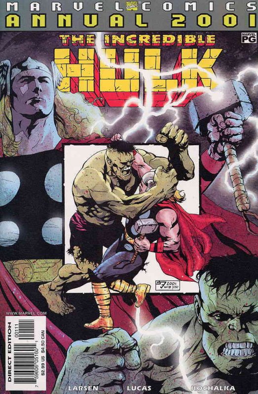 Incredible Hulk, The (2nd Series) Annual #2001 VF/NM ; Marvel | Hulk vs Thor