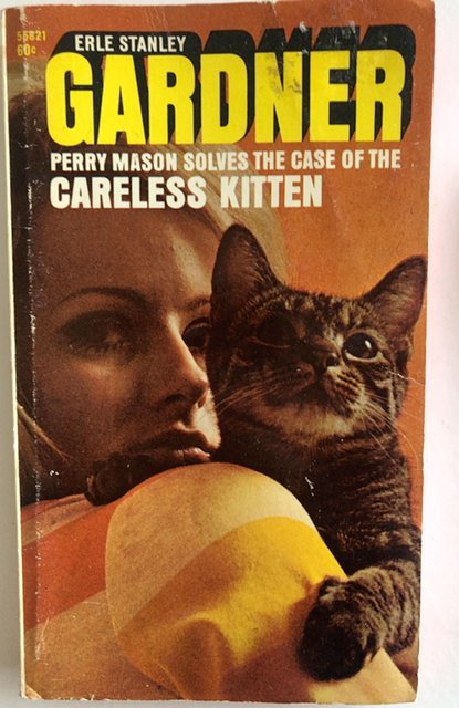 Perry mason solves the case of the careless kitten,214p, Gardner,VG