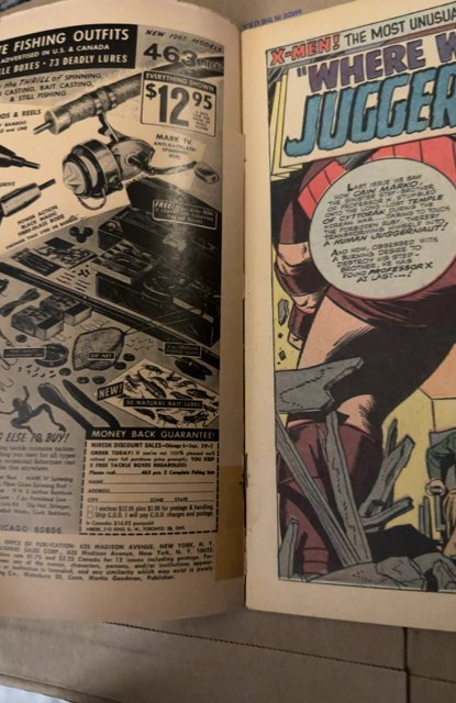 The X-Men #13 (1965)where walks the juggernaut see description