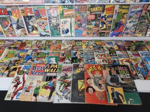 Huge Lot Silver/Bronze Comics W/Hulk, Spider-Man, Batman, Fantastic Four, DD+