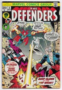 Defenders #8 | Hulk | Silver Surfer | Dr Strange (Marvel, 1973) VG-
