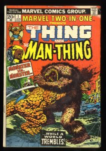 Marvel Two-In-One #1 Thing Vs. Man-Thing!
