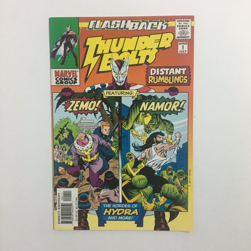 Thunderbolts #126 Thunderbolts Wizard #0 Thunderbolts Flashback #1 Lot - Namor