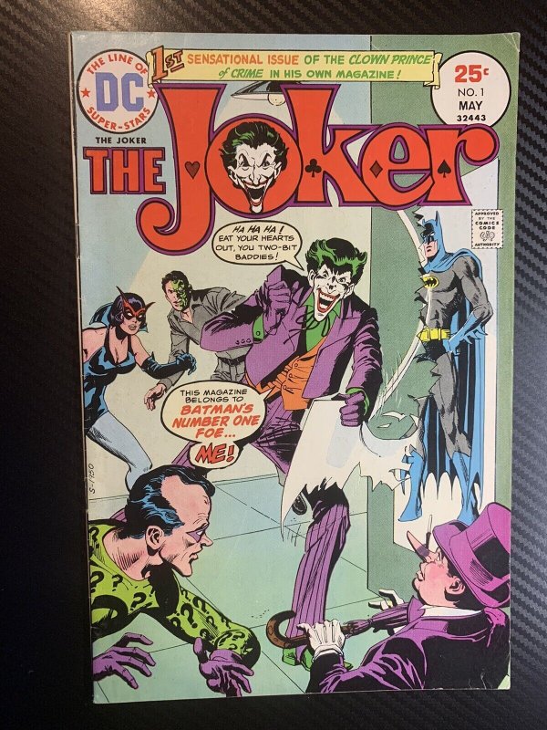 The Joker # 1-9 DC Comics 1975 Complete Run SET Mid Grade to Higher Mid Grade 