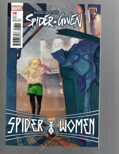 Lot Of 9 Spider-Gwen Marvel Comic Books # 1 2 3 4 5 6 7 8 + # 1 Variant Man TJ3