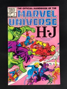 The Official Handbook of the Marvel Universe #5 (1983)