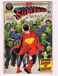 Superman #237 FN DC Silver Age Comic Book Batman Flash Lois Lane Jimmy Olsen S79