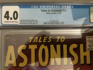 Tales to Astonish #13 CGC 4.0 First Appearance of Groot 