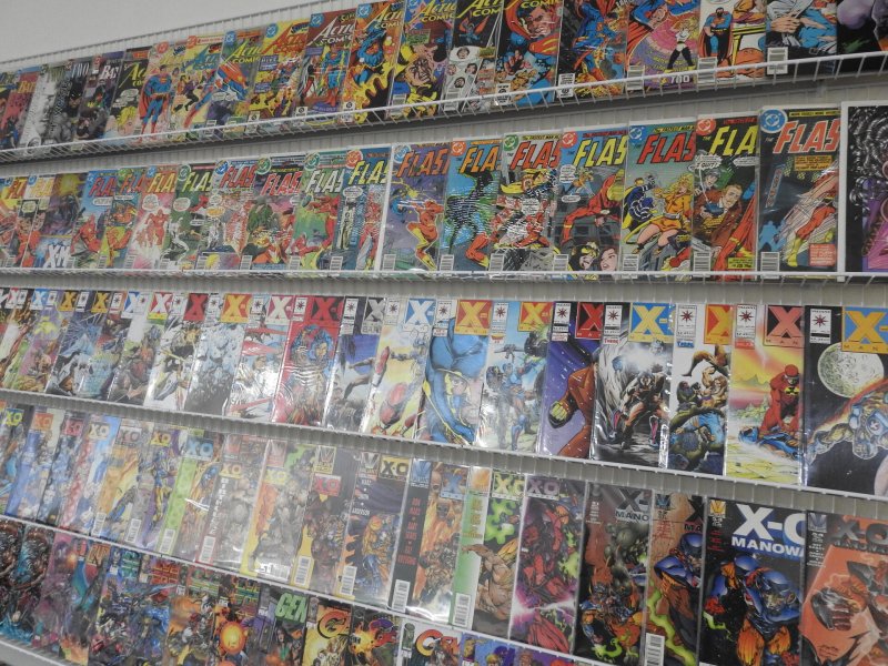 Huge Lot of 170+ Comics W/ Flash, Superman, Batman Avg. VF- Condition!