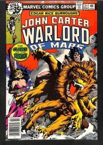 John Carter Warlord of Mars #21 (1979)