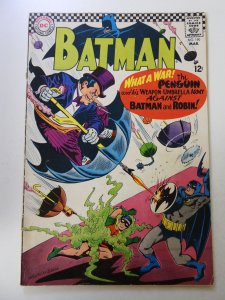 Batman #190 (1967) VG- condition top staple detached from cover