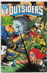 The Outsiders #18 (1987) Outsiders
