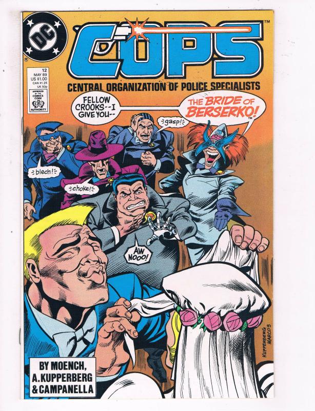 Cops #12 VF DC Comics Comic Book May 1989 DE22