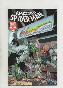 Amazing Spider-Man #666 - Signed By Humberto Ramos Variant - (Grade 9.2) 2011