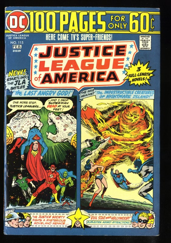 Justice League Of America #115 VF+ 8.5