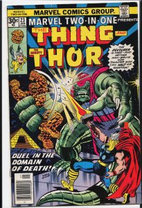 Marvel Two-in-One #23 (1977) The Thing