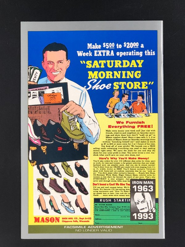 Marvel Milestone Edition: Tales of Suspense First Printing Variant (1994)