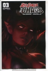 RED SONJA AGE OF CHAOS (2019 DYNAMITE) #3 VARIANT 1:10 CHEW SNEAK PEEK I G53830