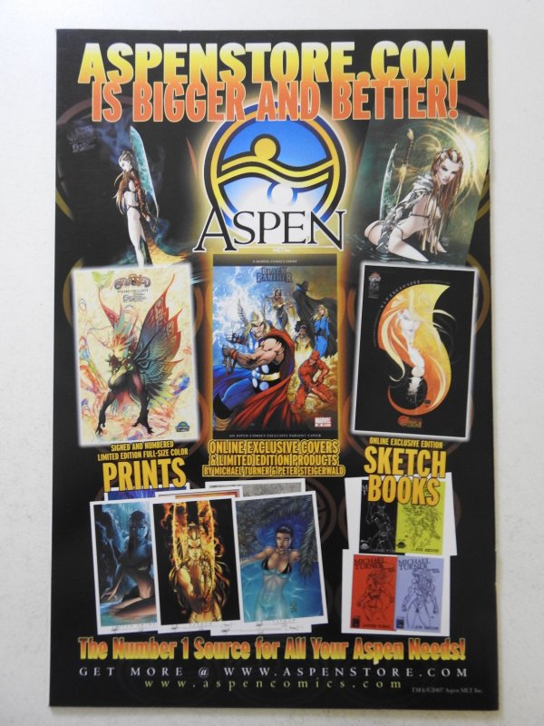 Michael Turner's Fathom: Kiani #1 (2007) Signed Michael Turner! Sharp VF...