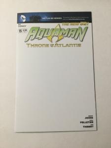 Aquaman 15 Nm Near Mint Blank Variant  DC Comics