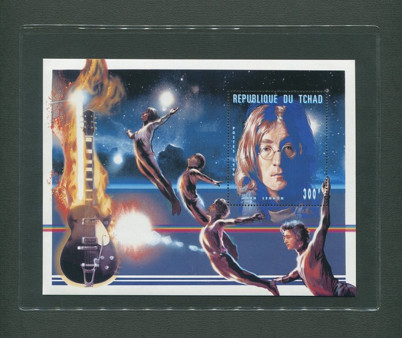 John Lennon Commemorative Imagine Stamp Sheet   1996