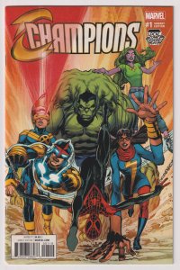 Marvel Comics! Champions! Issue #1! Variant Local Comic Shop Day!