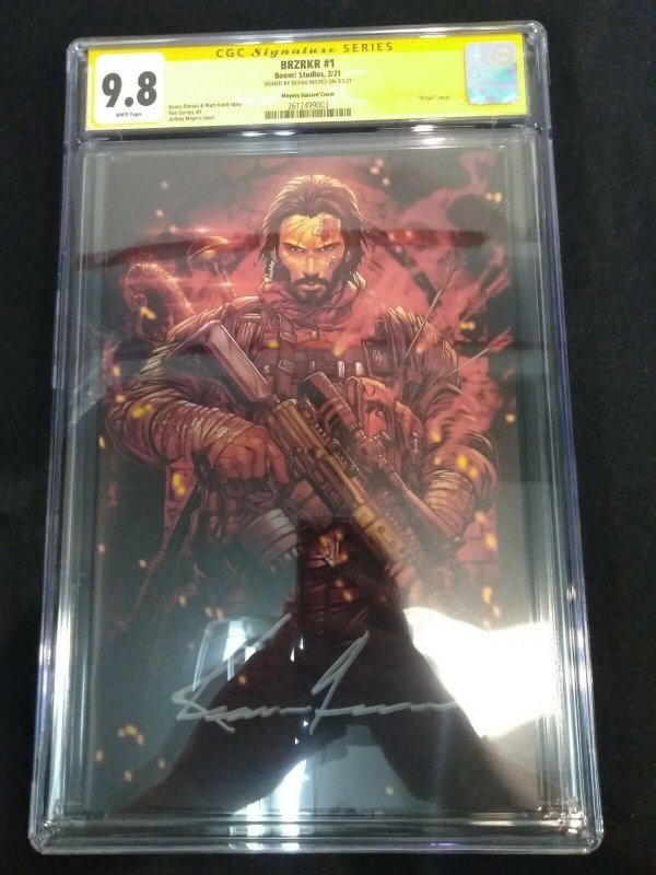 BRZRKR #1 1:1000 CGC 9.8 SIGNED VARIANT + ALL OTHER COVERS