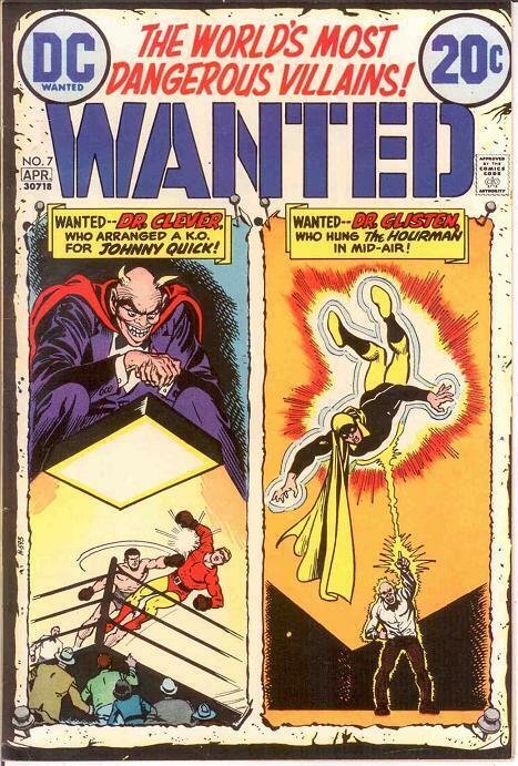 WANTED (1972) 7 VF+   April 1973 Hourman, Johnny Quick COMICS BOOK