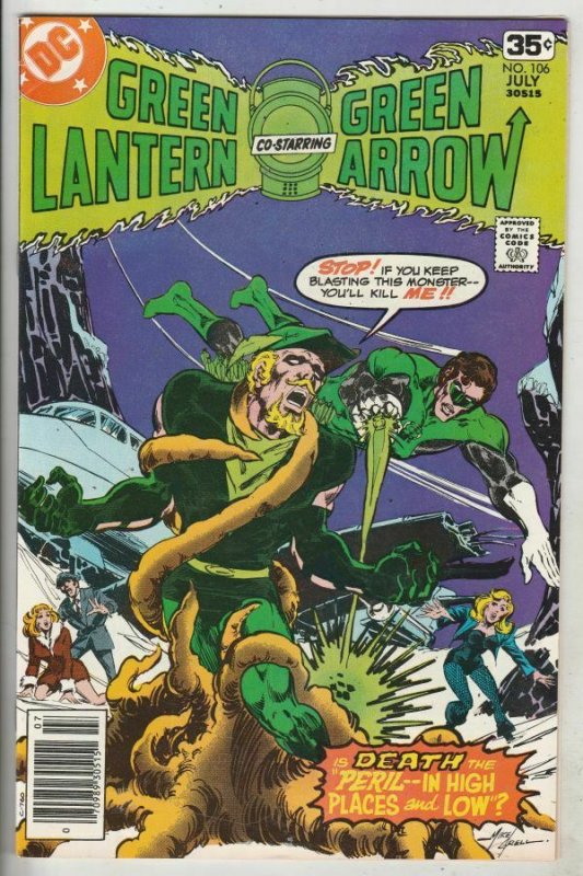 Green Lantern # 106 Strict VF/NM High-Grade Black Canary Artist Mike Grell Wow