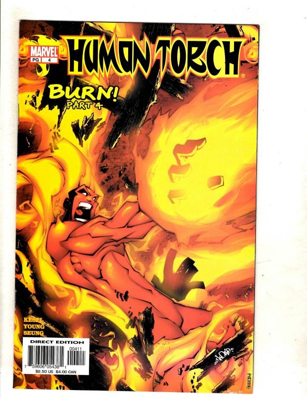 10 Marvel Comics Human Torch # 1 2 4 5 6 Deadline # 1 2 3 4 Spider-Man # 1 J327