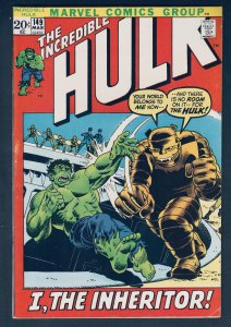 The Incredible Hulk #149 (1972) VF