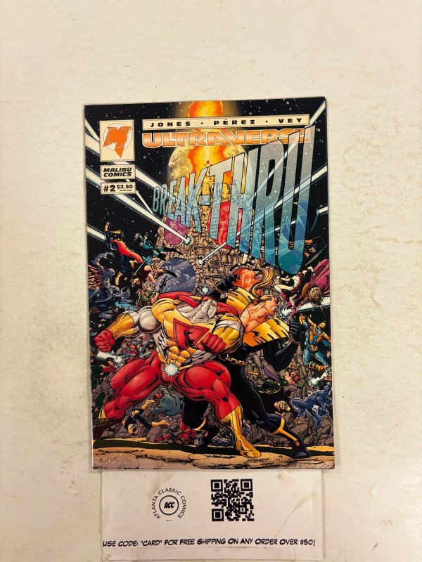 Break-Thru #2 NM Malibu Comic Books Ultraverse Prime Hardcase 1 HH110